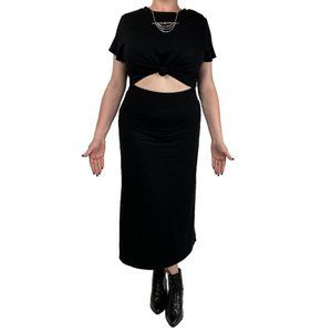 Foxblood Tie Me Up T-shirt Dress XS